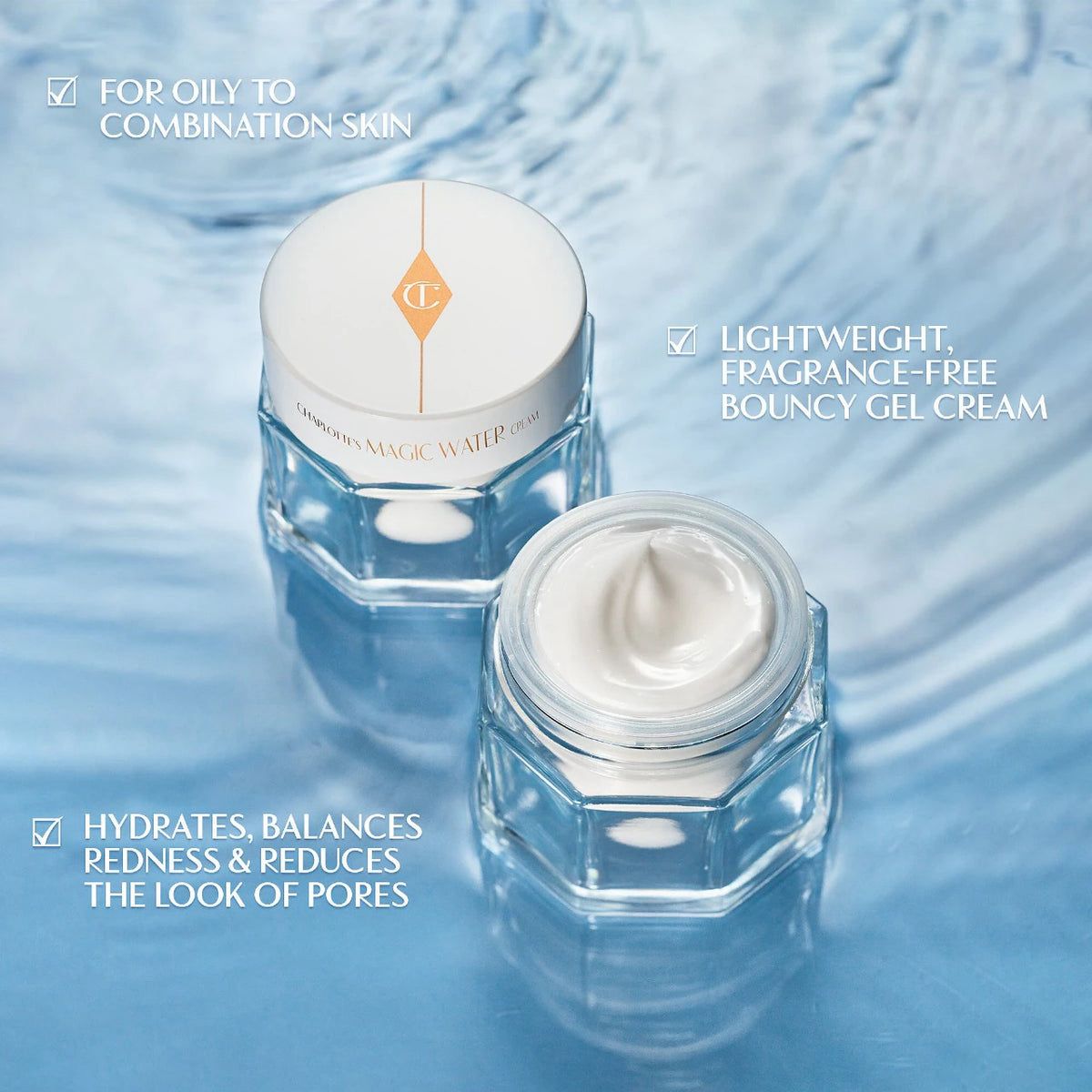 Charlotte Tilbury - Magic Water Cream (Crema en gel)