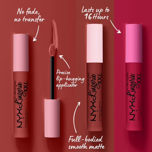 Nyx XXL Lingerie Matte Paquete 5pz
