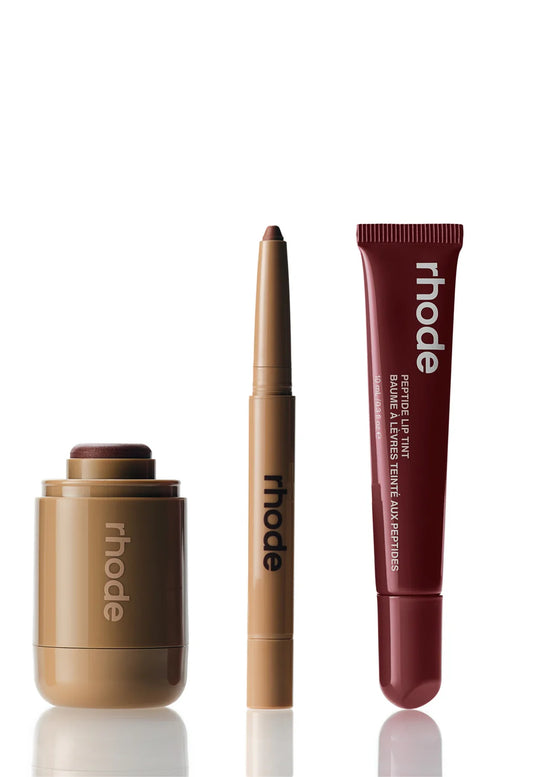 PRE-ORDER - Rhode The Edits 3pz (Blush + Lip tint + Lip liner)