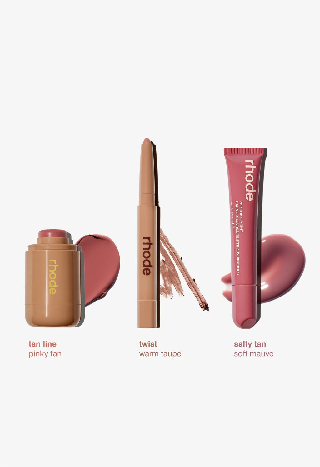 PRE-ORDER - Rhode The Edits 3pz (Blush + Lip tint + Lip liner)